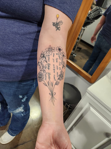 Explore hand tattoo ideas for woman, creative tattoo ideas in Wichita Falls, available at Freedom Ink Tattoo Studio