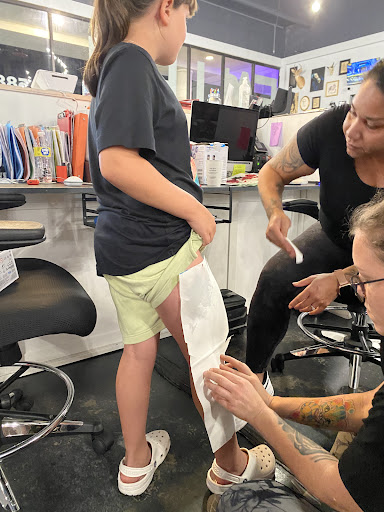 Explore initials tattoo ideas, creative tattoo ideas in Kissimmee, available at Fallen Heroes Tattoo & Piercing (Florida)