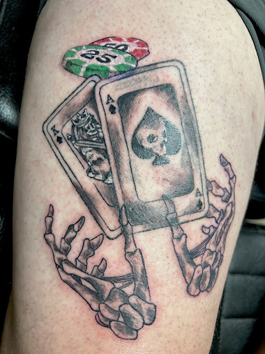Explore outdoors tattoo ideas, creative tattoo ideas in Tipton, available at Secret Place Tattoo Studio