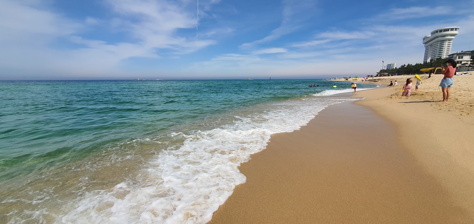 Foto van Gyeongpo Beach met hoog niveau van netheid