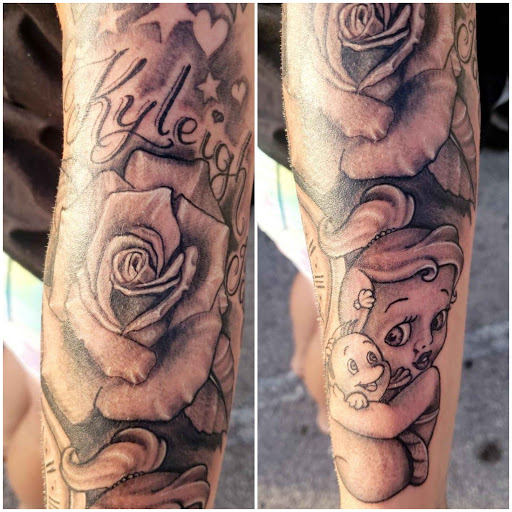 Explore good tattoo ideas for half sleeve, creative tattoo ideas in Homosassa, available at Citrus Tattoos