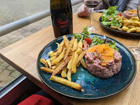 Steak tartare du Restaurant français Les Cornichons à Reims - n°2