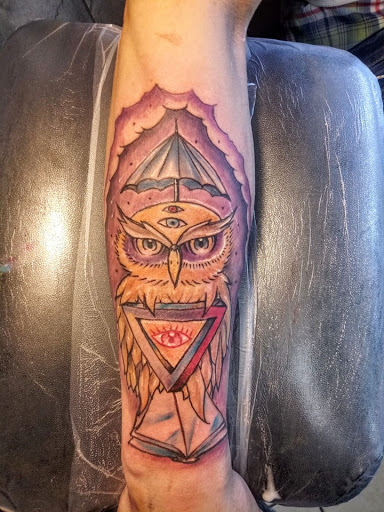 Explore cyberpunk edgerunners tattoo ideas, creative tattoo ideas in Roanoke, available at RailYard INK