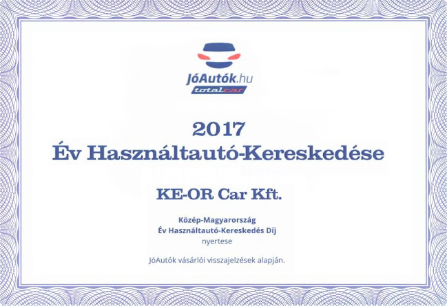 KE-OR Car Kft. - Autókereskedő