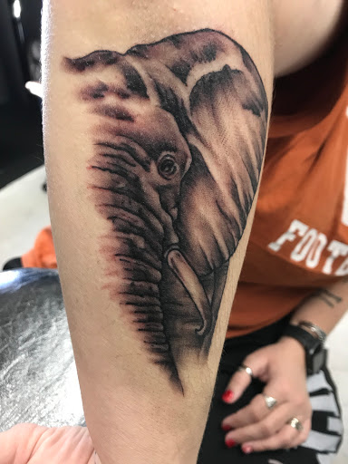 Explore half chest tattoo ideas, creative tattoo ideas in Lawton, available at Impact Ink Tattoo Studios