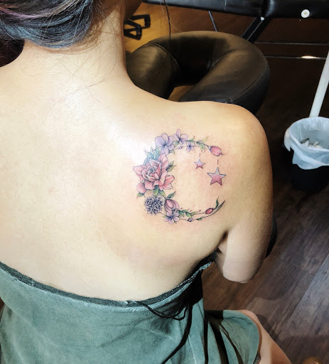 Explore daffodil tattoo ideas, creative tattoo ideas in El Monte, available at Baron Art Tattoo & Piercing Studio El Monte