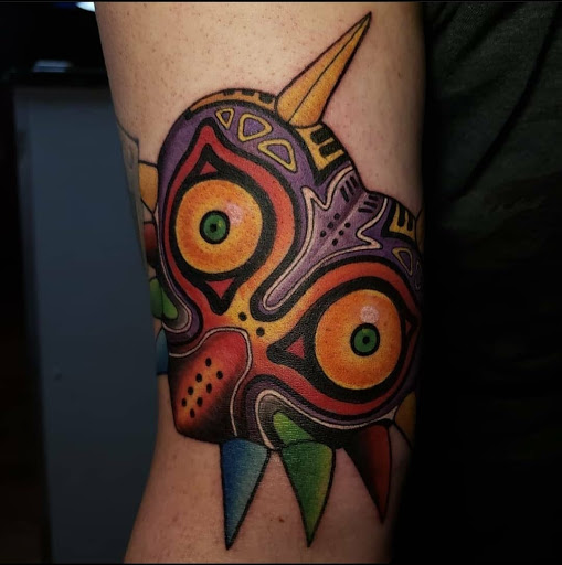 Explore cool shoulder tattoo ideas, creative tattoo ideas in Stockbridge, available at Black Rose Tattoo Collective