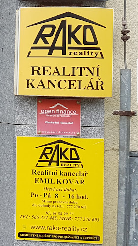 Realitní kancelář Emil Kovář /RAKO/ - Pelhřimov