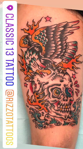 Explore 3/4 sleeve tattoo ideas, creative tattoo ideas in Birmingham, available at Classic 13 Tattoo