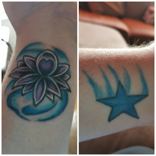 Explore tattoo face ideas, creative tattoo ideas in Kansas City, available at Waldos Darkside Tattoo