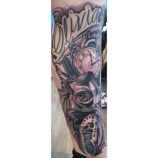 Explore bum tattoo ideas, creative tattoo ideas in Covington, available at Covington Tattoo Emporium