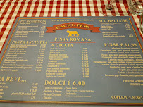 Trattoria Romana Cacio e Pepe à Desio menu