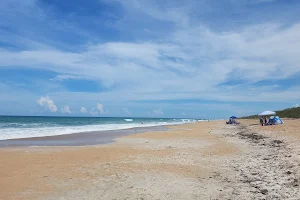 Apollo Beach Ranger Fee Booth And Entrance For Canaveral National Seashore Florida image