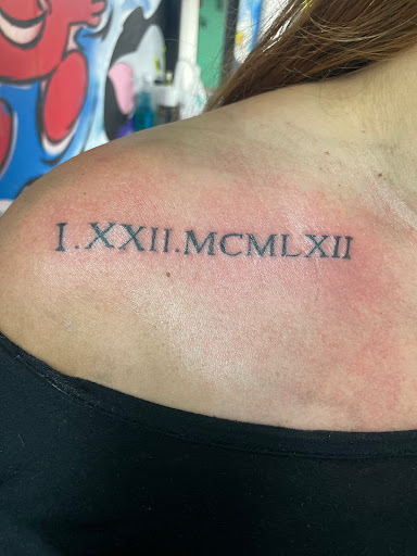 Explore insanity tattoo ideas, creative tattoo ideas in Mount Holly, available at Permanent Vacation Tattoos