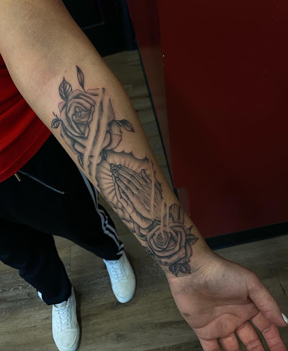 Explore ed hardy tattoo ideas, creative tattoo ideas in Idaho Falls, available at Sinner Tattoo Studio