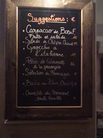 La Crevette à Sainte-Maxime menu