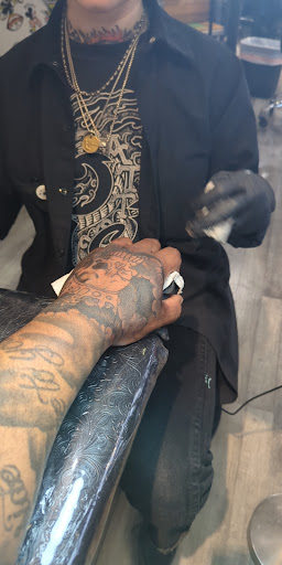 Explore anime tattoo ideas for guys, creative tattoo ideas in Kansas City, available at Grimm Tattoo and Bert Grimm Museum