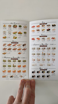 Carte du Yun Sushi à Vincennes
