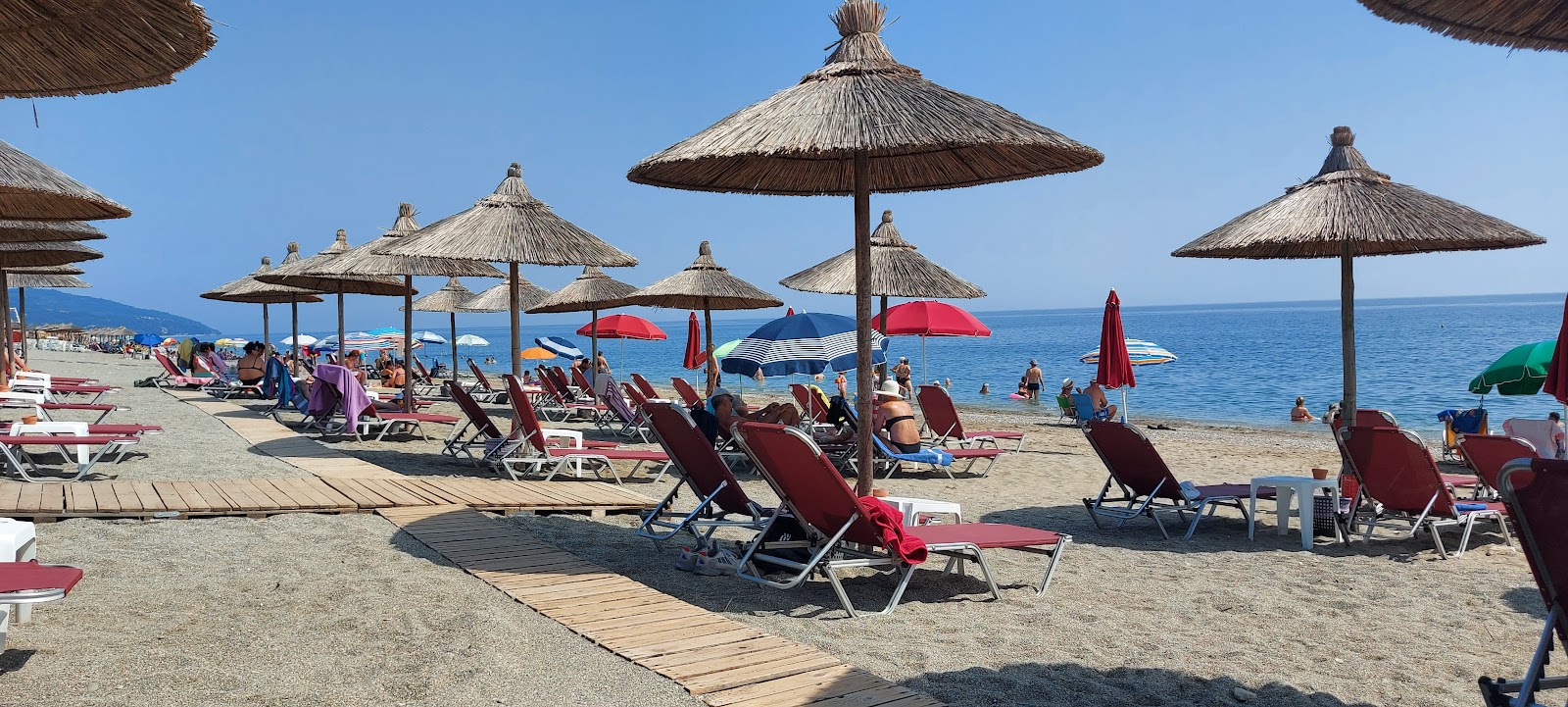 Photo of Agiokampos beach amenities area