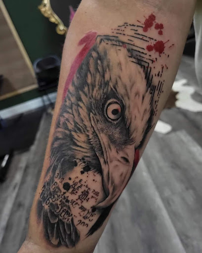 Explore fishing tattoo ideas for men, creative tattoo ideas in Valdosta, available at Acid Ink Tattoos