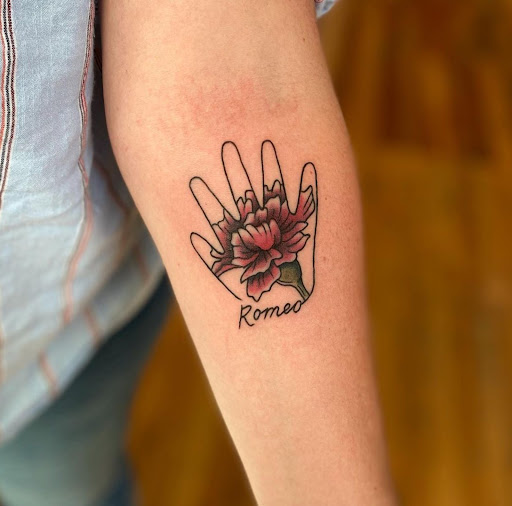 Explore cover up flower tattoo ideas, creative tattoo ideas in Saint Louis, available at Alchemy Tattoo Collective - Central West End