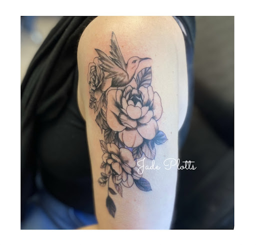 Explore family flower tattoo ideas, creative tattoo ideas in Lewisburg, available at Jolie Femme Permanent Makeup & Tiny Tattoos