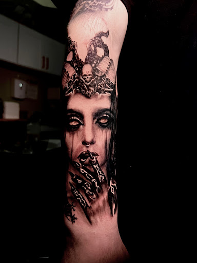 Explore tattoo ideas for men inner bicep, creative tattoo ideas in Los Angeles, available at Mohave Creative