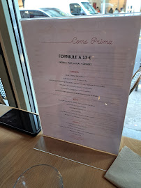 COME PRIMA by OSKIAN à Paris menu