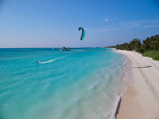 Plage du complexe Kandima Resort