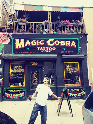 Tattoo Shop «Magic Cobra Tattoo Society», reviews and photos, 775 Driggs Ave, Brooklyn, NY 11211, USA