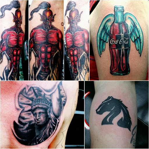 Explore japanese lettering tattoo ideas, creative tattoo ideas in Beverly Hills, available at R-N-R Custom Tattoos