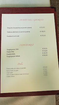 Restaurant italien Ristorante Giacomo à Saltino - menu / carte
