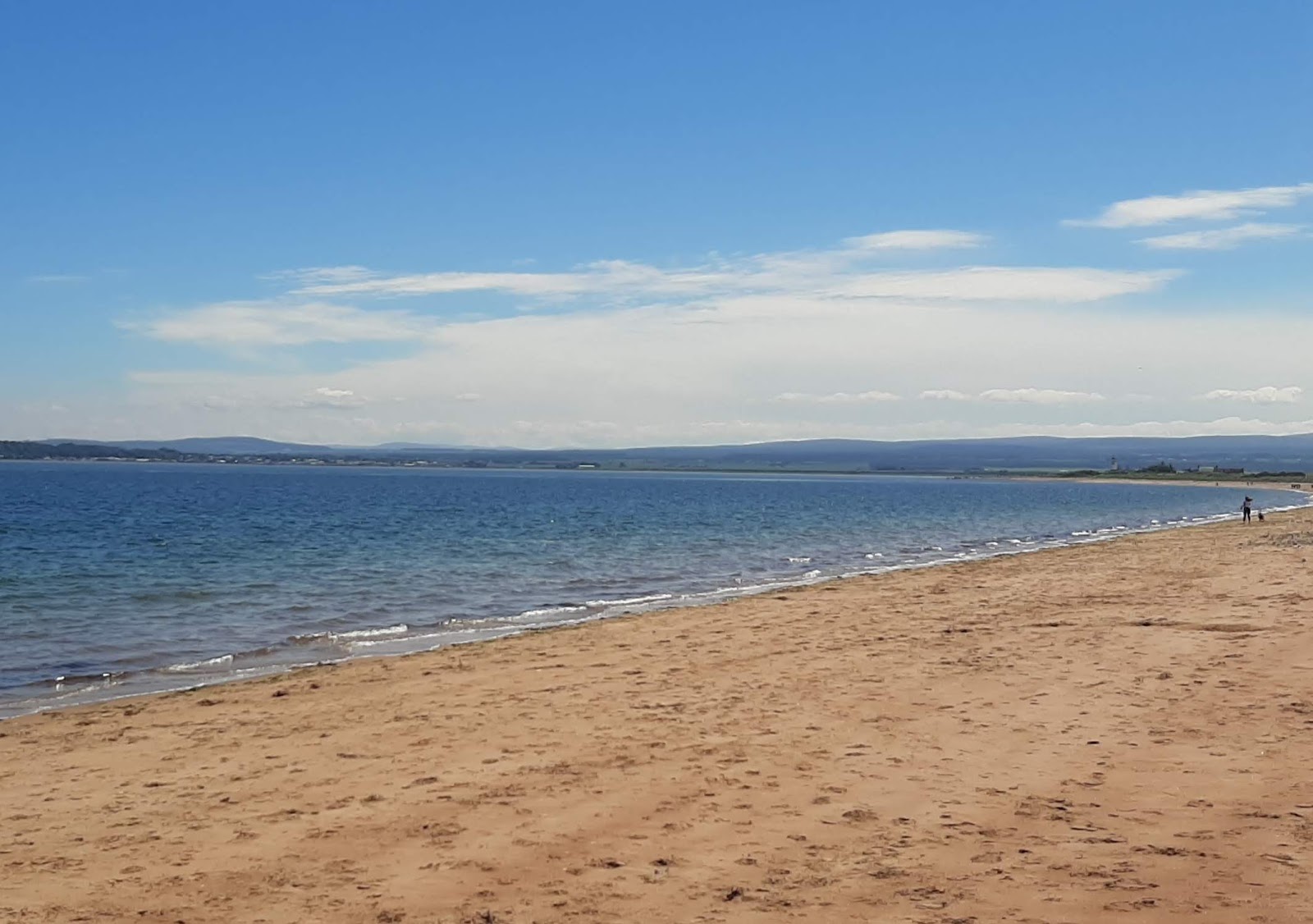 Foto di Rosemarkie Camping Beach con una superficie del sabbia luminosa