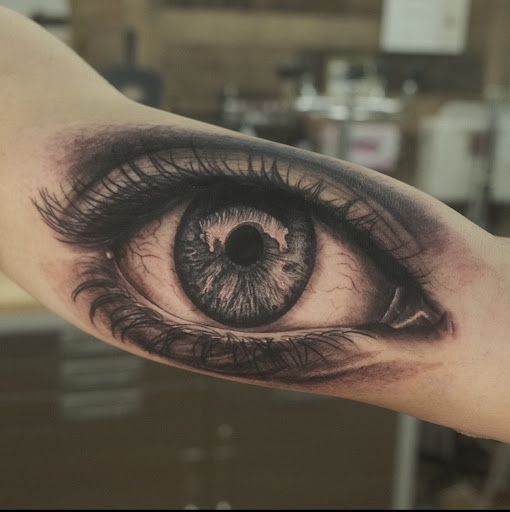 Explore blackwork tattoo ideas, creative tattoo ideas in Twentynine Palms, available at Adobe Tattoo