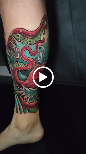 Explore christian tattoo sleeve ideas, creative tattoo ideas in Buford, available at Inked Arts Tattoo Studio