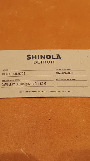 Watch Store «Shinola Orlando Store», reviews and photos, 8200 Vineland Ave #1787, Orlando, FL 32821, USA