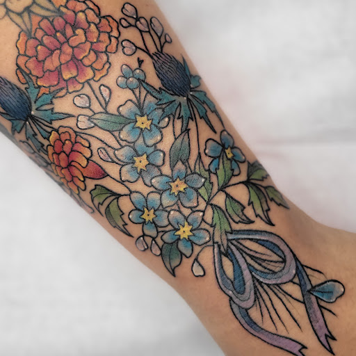 Explore coral reef tattoo ideas, creative tattoo ideas in Three Rivers, available at Portfolio Ink, LLC