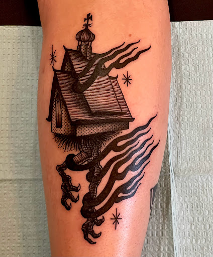 Explore coffee tattoo ideas, creative tattoo ideas in Buffalo, available at True Gloom Tattoo Studio
