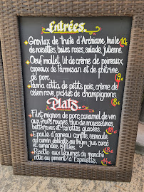 Menu du Bacchus & Apollon - Le Mazel - à Die