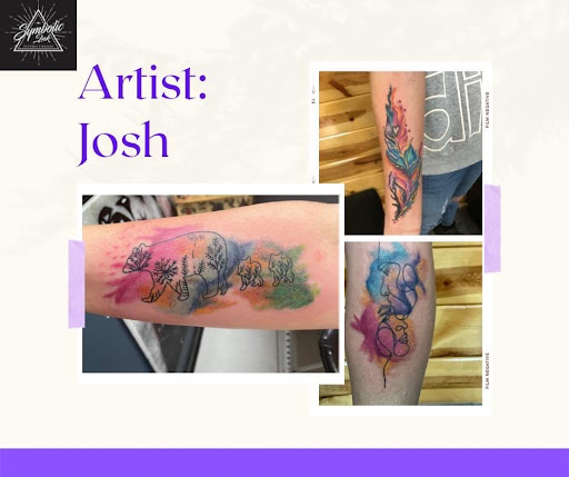 Explore angel halo tattoo ideas, creative tattoo ideas in Foley, available at Symbolic Ink Tattoo Studio