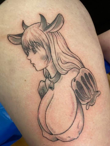 Explore tattoo ideas for behind ear, creative tattoo ideas in Benton, available at Spectrum Tattoo