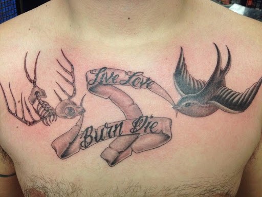 Tattoo Shop «Roadhouse Tattoos & Body Piercing», reviews and photos, 323 N Main St, Holland, NY 14080, USA