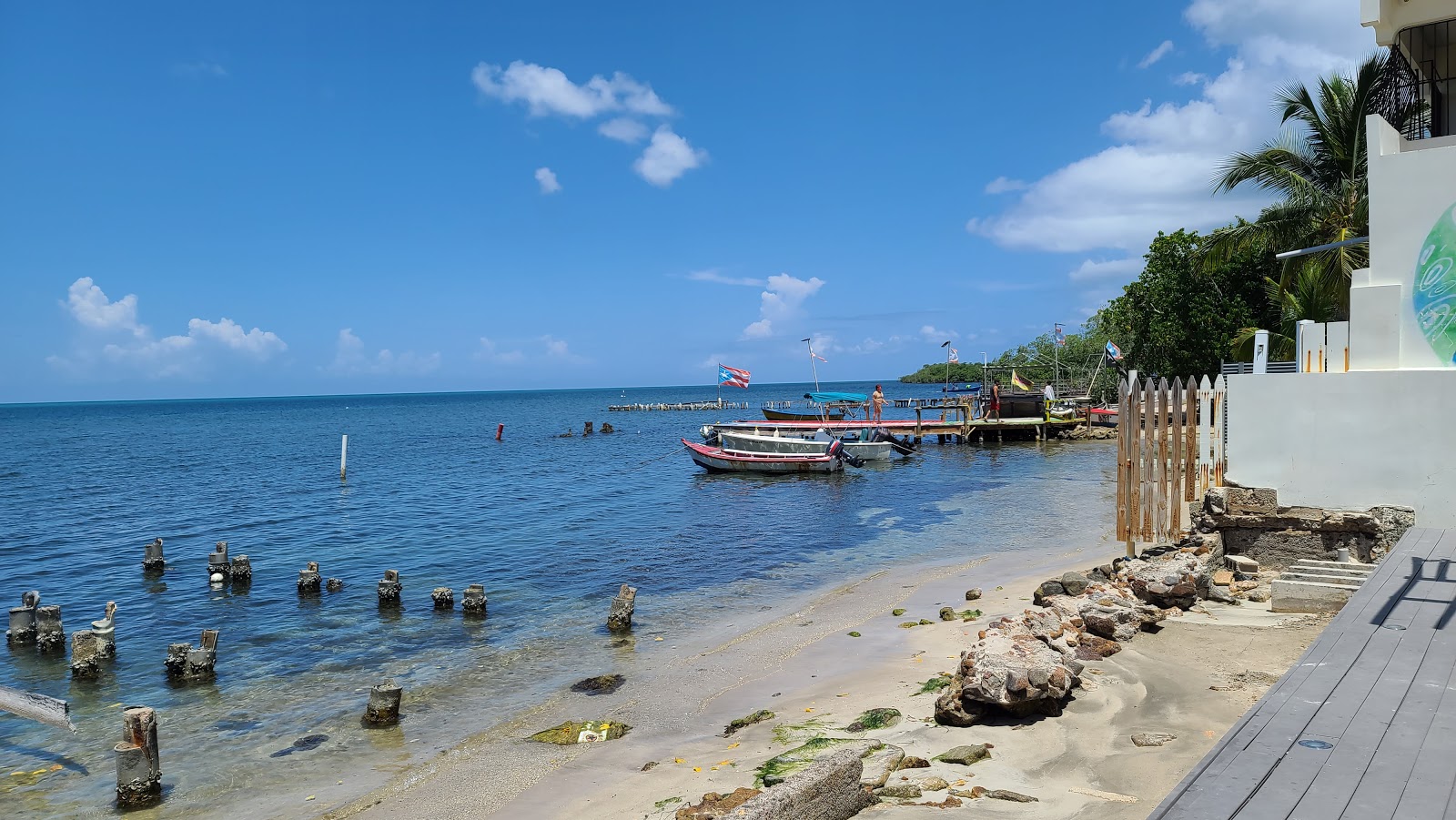Fotografie cu Playa Boqueron cu o suprafață de nisip beige