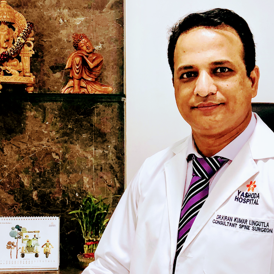 Dr.Kiran Lingutla. Sr. Consultant Orthopaedic Spine Surgeon . KL SPINE SURGEON