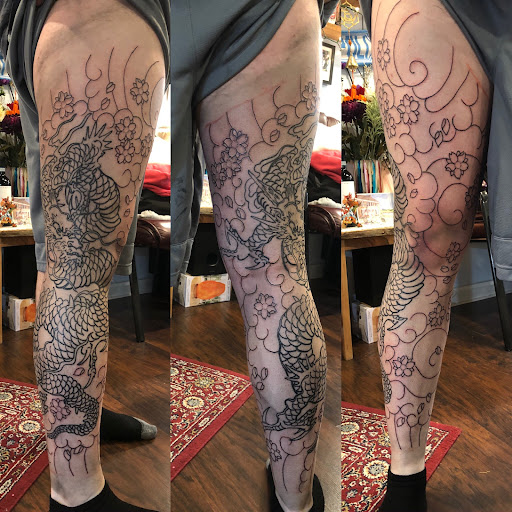 Find best half sleeve tattoo ideas for your next unique tattoo in Fairfield at Three Roses Studio