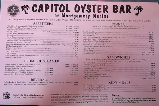 Bar & Grill «Capitol Oyster Bar», reviews and photos, 617 Shady St, Montgomery, AL 36104, USA