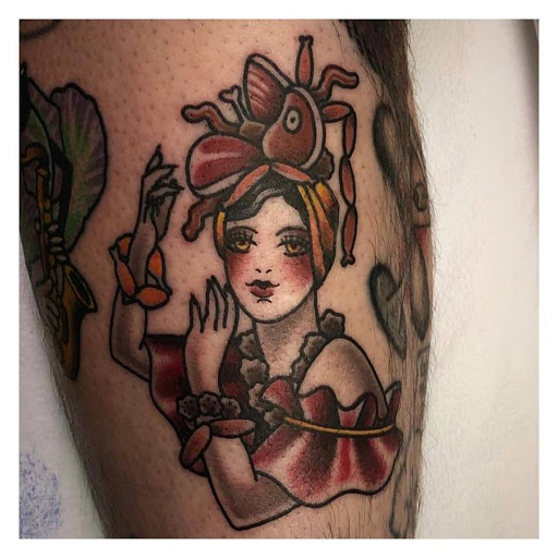 Explore skeleton hand tattoo ideas, creative tattoo ideas in Albany, available at Dead Presidents Lounge