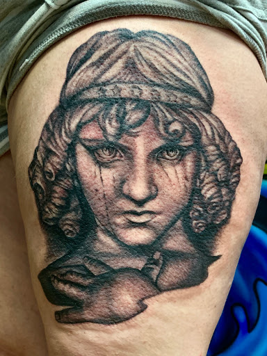 Explore inside forearm tattoo ideas, creative tattoo ideas in Peoria, available at Big Top Tat2