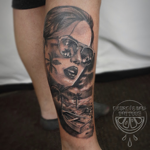 Explore small spooky tattoo ideas, creative tattoo ideas in Johnstown, available at Lemon Bomb Tattoo Co.