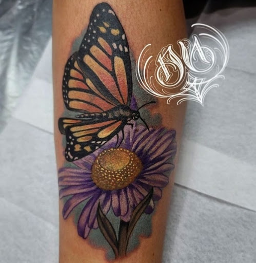 Explore cover up tattoo ideas male arm, creative tattoo ideas in Schaumburg, available at Atmosphere Tattoo Gallery - Schaumburg